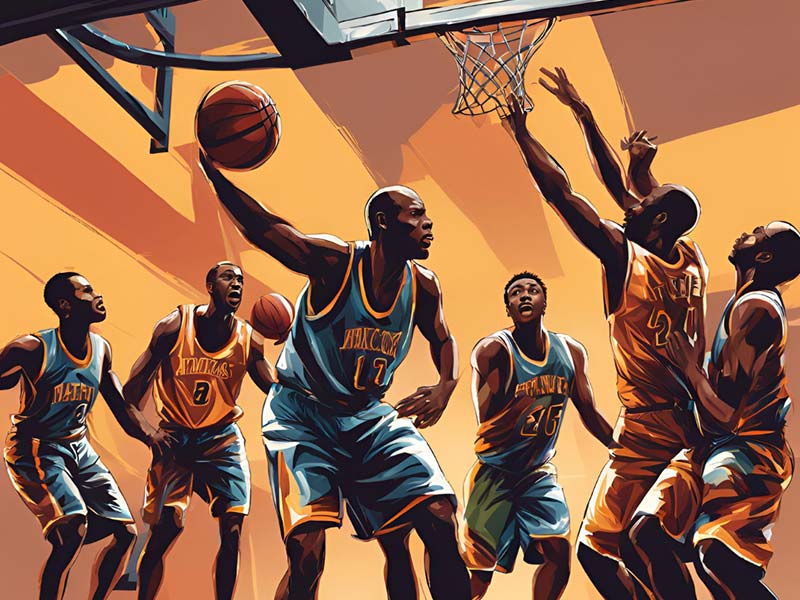 在篮球场用排球打法？！有点帅，怎么回事？😄